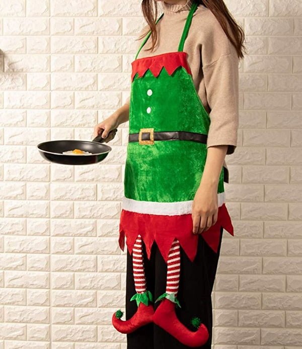 Funny Elf Apron Gag Gift
