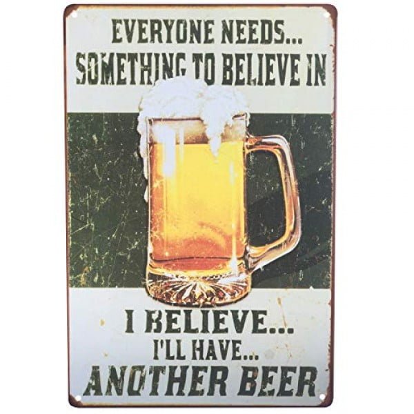 28 Cool Beer Posters for the Ultimate Man Cave (or a Gift for Him)