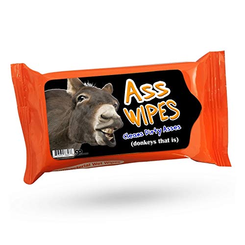 Ass Wipes - Wet Wipes Donkey Gifts Funny Wet Wipes