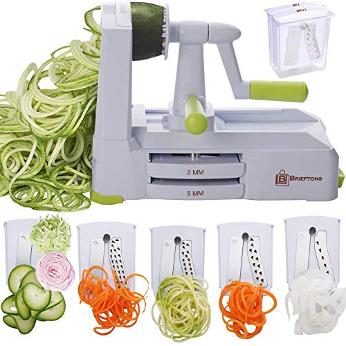Brieftons 5-blade Spiralizer (br-5b-02):