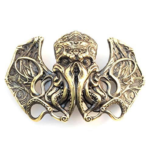 Cthulhu Belt Buckle, Handmade Davy Jones Solid