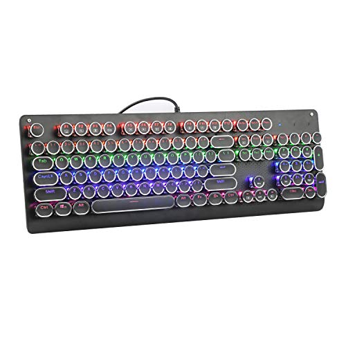 E-yooso K600 Retro Mechanical Gaming Keyboard 104