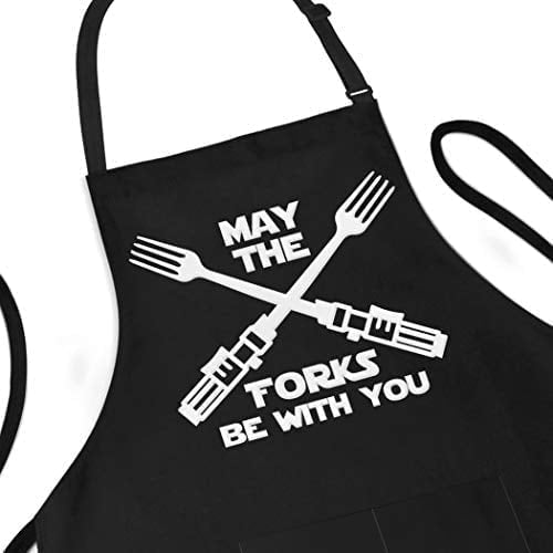 Funny Apron, May The Forks Be With You - Novelty