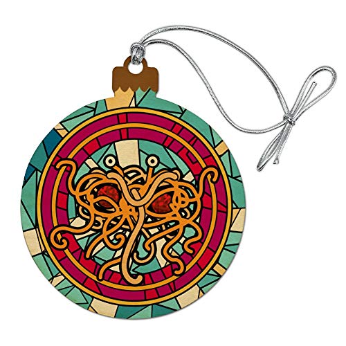 Graphics & More Flying Spaghetti Monster Stained