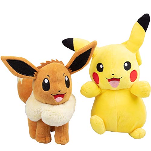 Pokémon Eevee And Pikachu 2 Pack Plush Stuffed