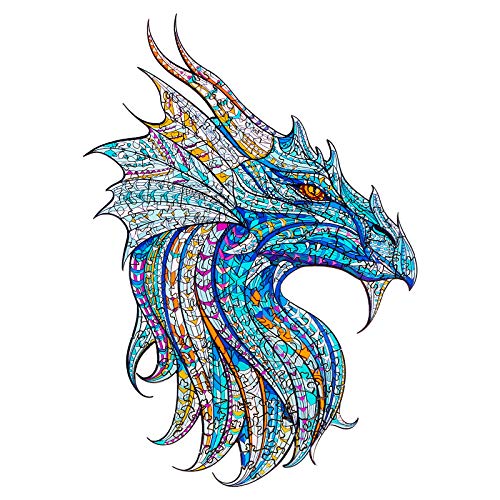 Raykul Wooden Jigsaw Puzzles, Mysterious Dragon