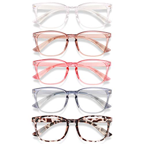 Wintoo Blue Light Blocking Glasses - 5pack Men
