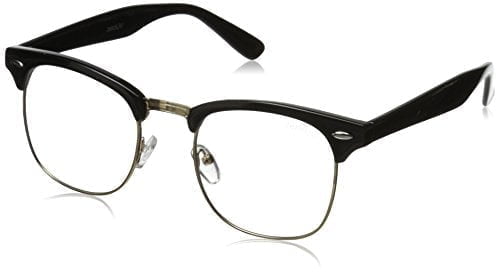 Zerouv - Vintage Inspired Classic Horn Rimmed Nerd