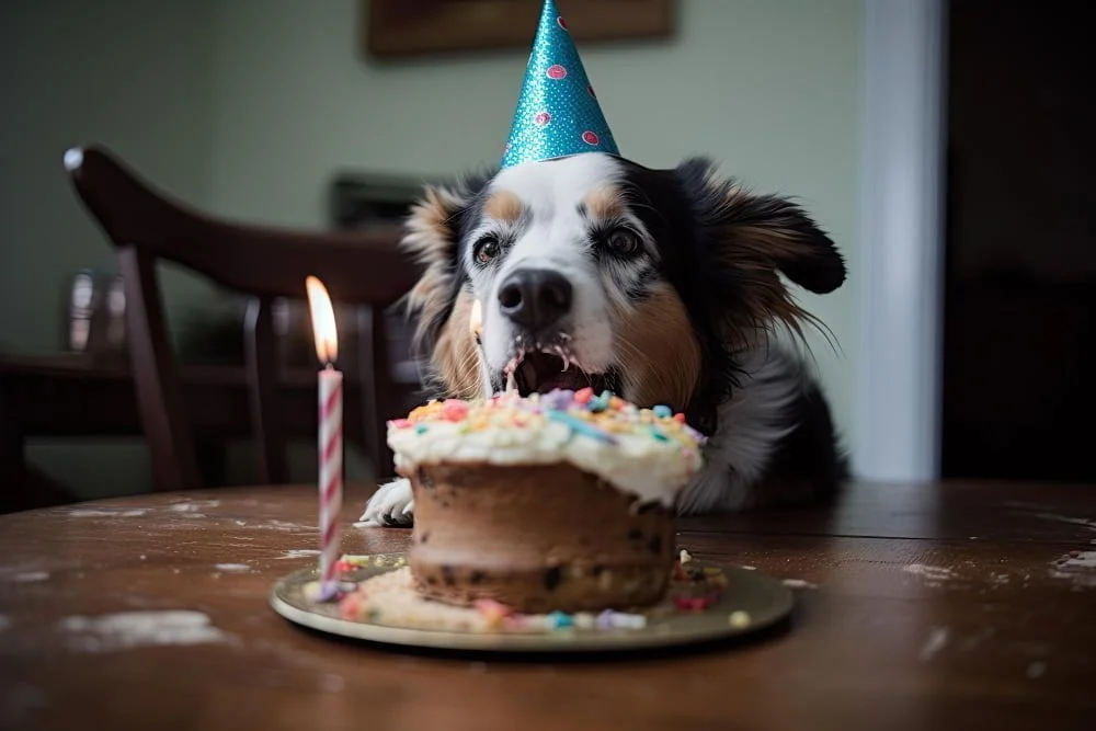 Birthday cake for dog