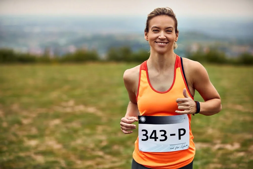 Race bib holder