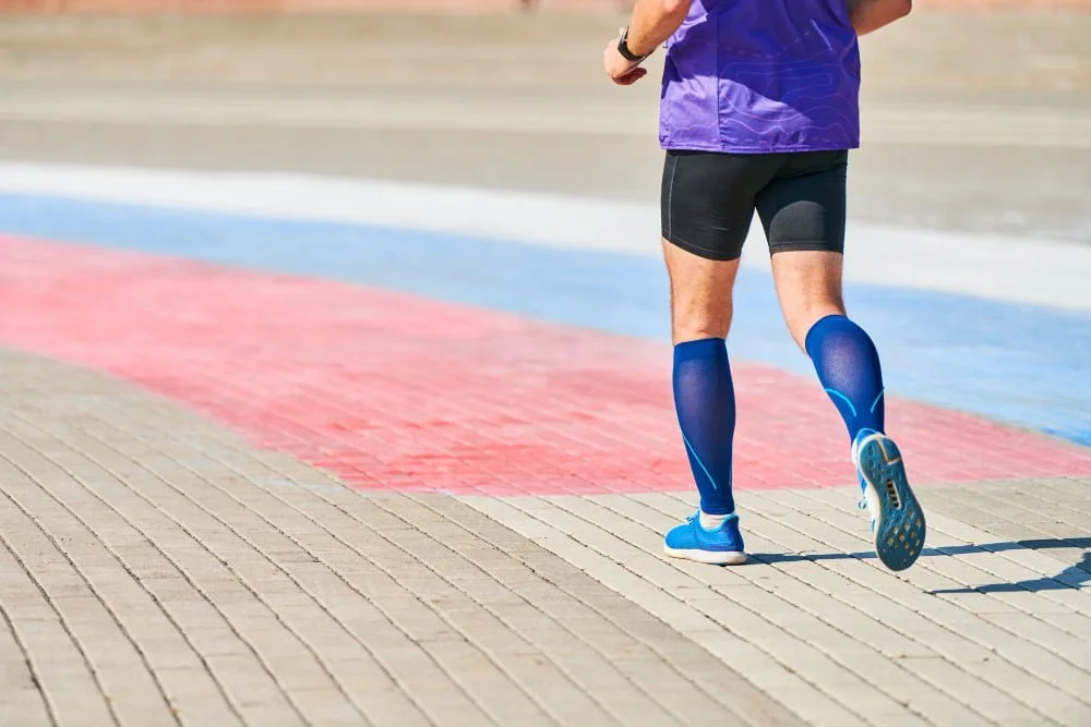Running compression socks